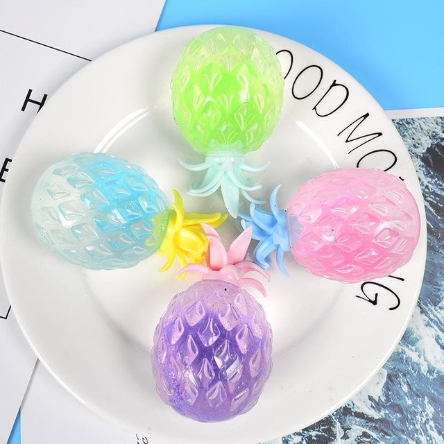 BC Pet Supplies Ananas Squishy, Dehnbares Slow Rising Sensorikspielzeug - Bild 1