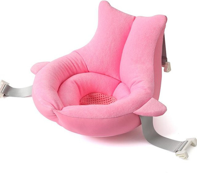 Value Vault Schwimmende Badematte für Neugeborene als Netzpolster in Rosa - Bild 1
