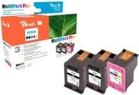 HP PI300-803 Tintenpatronen-Set: 2x Schwarz und 1x Multicolor für HP DeskJet und HP 304 Drucker - Bild 1