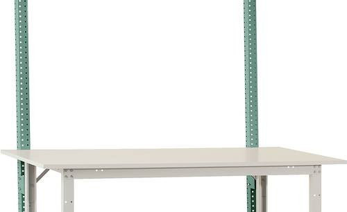 Manuflex Aufbausäulen AS1663.0001 für PACKPOOL Spezial Packtische in Graugrün mit einer Nutzhöhe von 60 cm - Bild 1