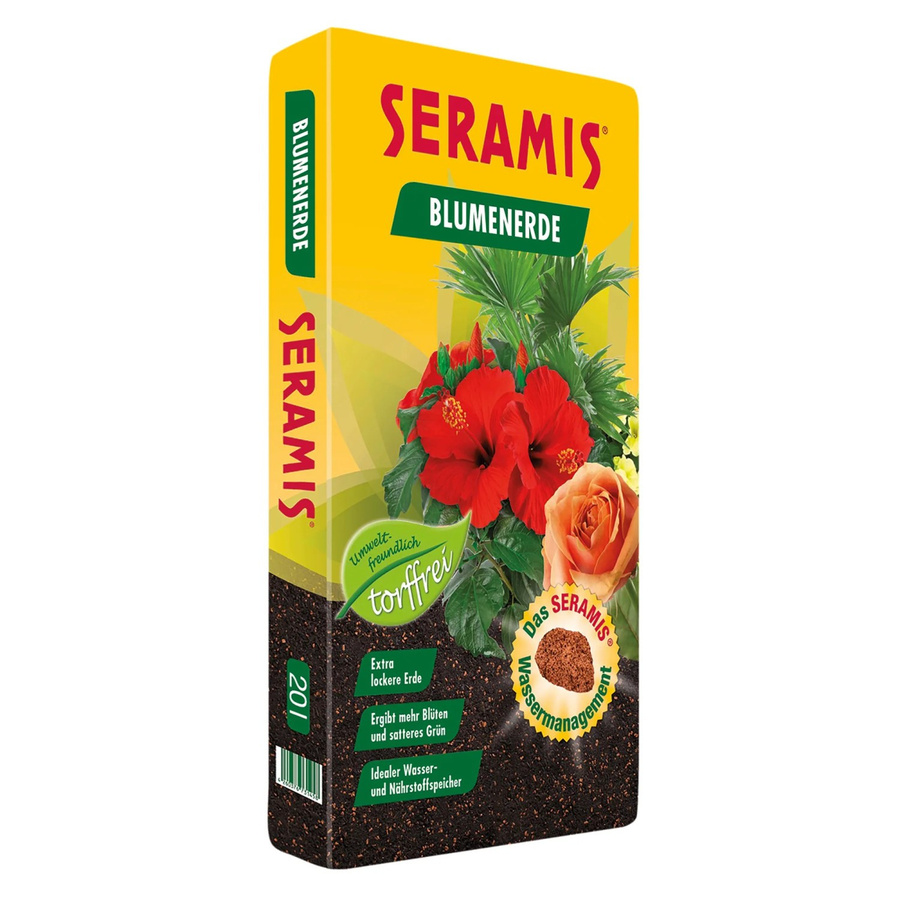 Seramis Torffreie Blumenerde für Grün- und Blühpflanzen 20 l - Bild 2