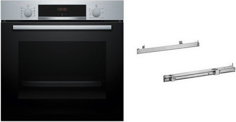 Bosch Einbaubackofen HBD514GH in Edelstahl mit 71 l Volumen, Pizza-Stufe und schnellem Vorheizen, Energieeffizienzklasse A+ - Bild 1