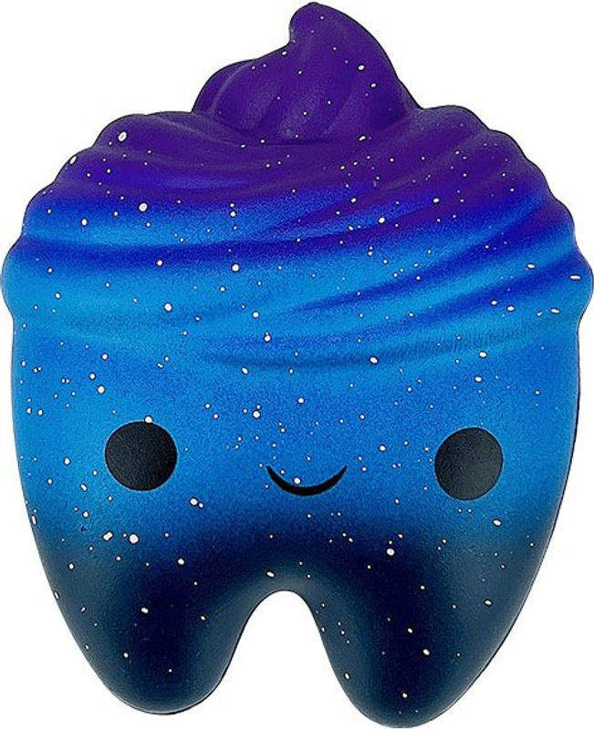 YOUYA DENTAL Zahnförmiger Stressball in Blau als dekoratives Geschenk und Entspannungsmodell für die Zahnmedizin - Bild 1