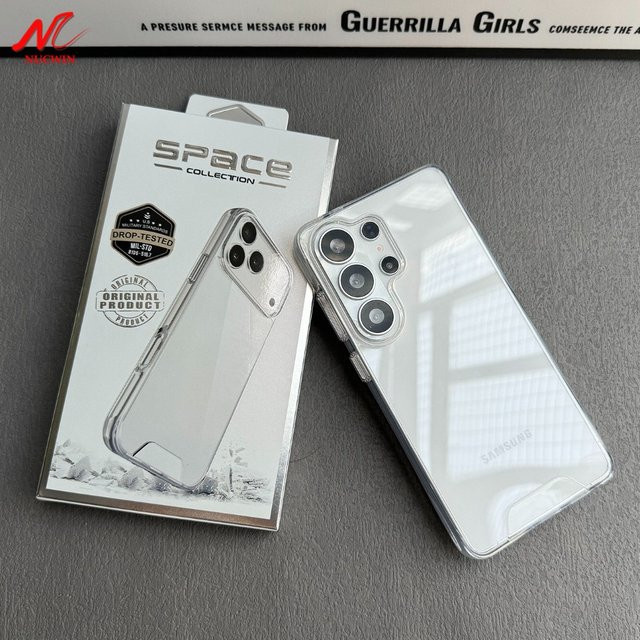 NUCWIN Transparente Stoßfeste Handyhülle für Samsung Galaxy S26 Ultra S25 S24 S23 S22 Plus und weitere Modelle, Durchsichtige PC-Abdeckung mit Box - Bild 1