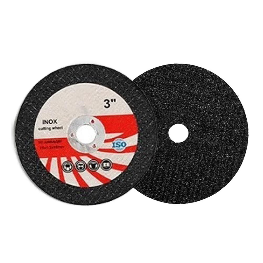 Vibratite Mini Trennscheiben Set 10 Stück, Durchmesser: 75 mm, Schwarz, zum Schneiden und Schleifen von Metall und Holz für Winkelschleifer - Bild 6