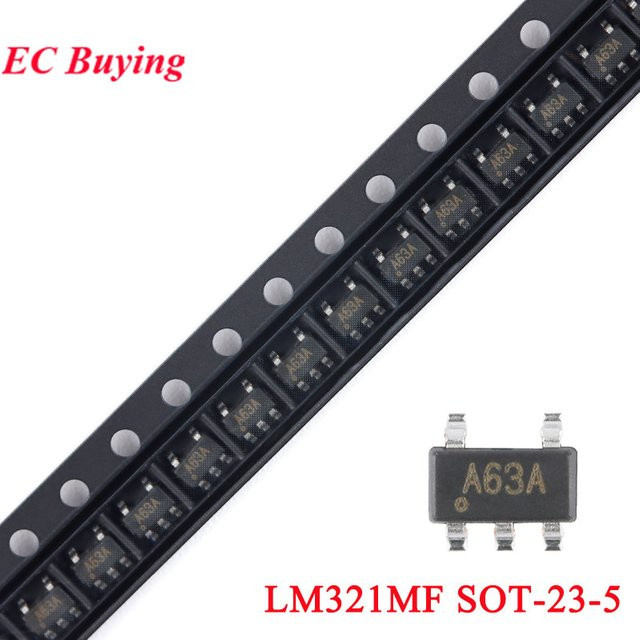 LM321 Operationsverstärker Chip IC Integrierte Schaltung SOT-23-5 in Schwarz (100 Stück) - Bild 1