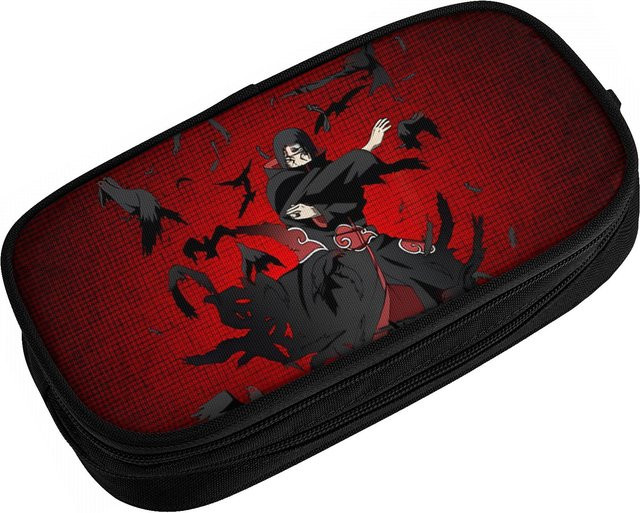 Bandai Naruto Itachi Uchiha Federmäppchen mit Comic-Design aus Polyester für Mädchen und Jungen - Bild 1