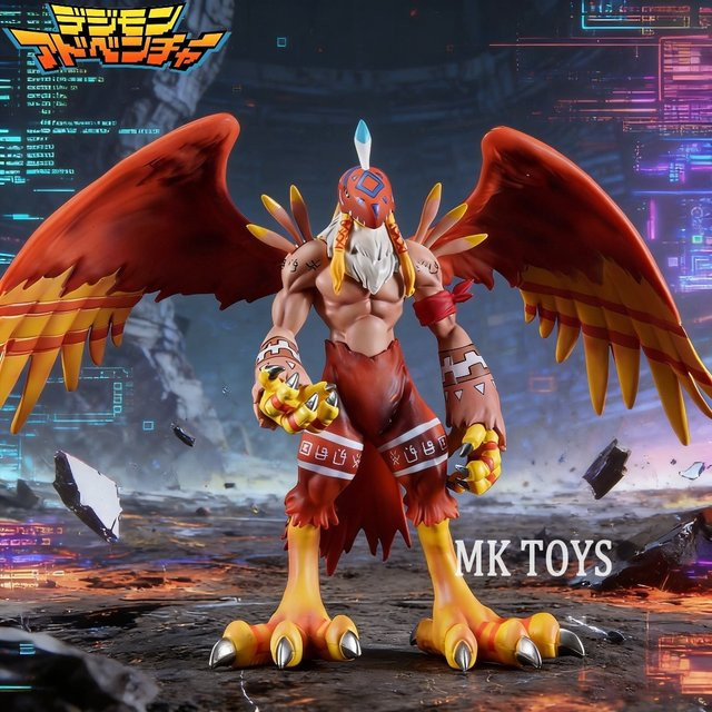 Bandai Digimon Adventure Garudamon Actionfigur, 18cm, Kunststoff - Bild 1