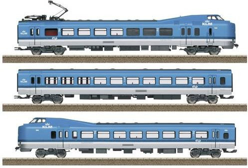 TRIX Elektro-Triebzug ICM-1 Koploper KLM der NS, H0, 1:87, Blau, Metall - Bild 1