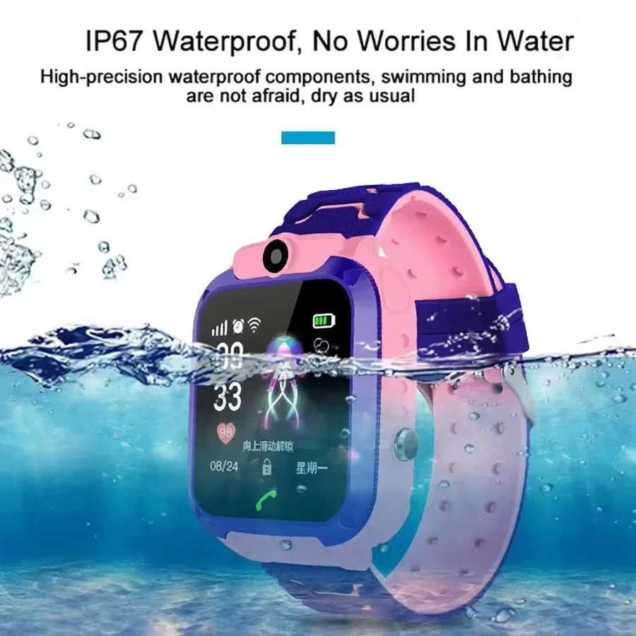 Lenovo Kinder-Smartwatch mit 5G, GPS-Ortung und SOS-Funktion, wasserdicht, Farbe: Pink, kompatibel mit iOS und Android - Bild 3