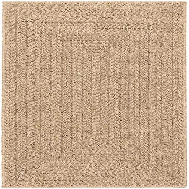 vidaXL Teppich ZIZUR in Jute-Optik für Innen und Außen, Braun/Beige, B/T: 200 x 200 cm - Bild 1