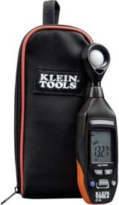 Klein Tools Digitales Luxmeter ET130 mit Hintergrundbeleuchtung, Schwarz, Messbereich 0–40000 Lux - Bild 1