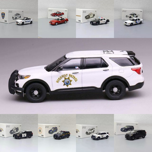 MASSDI Explorer Mondeo Victoria Crown E350 VANS, Legierungsautomodell, 1:64, Weiß - Bild 1