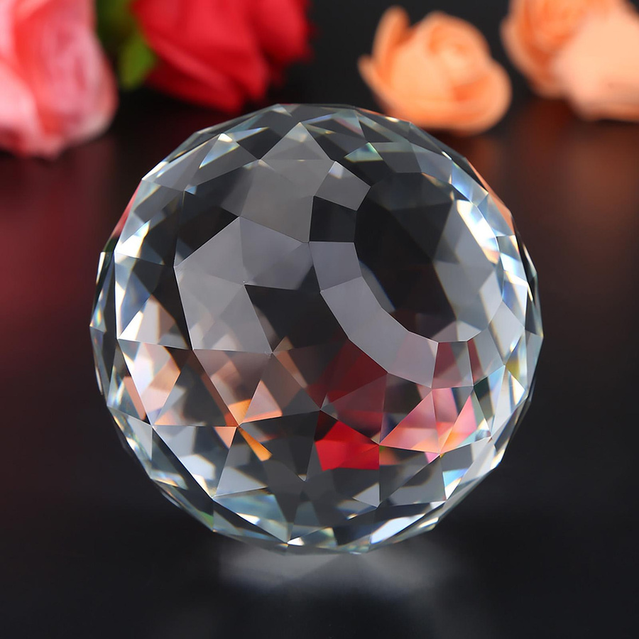 GoolRC Kristallglaskugel aus Glas, transparent, Durchmesser: 8 cm - Bild 2