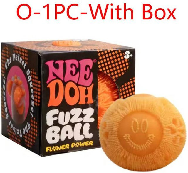 Schylling Nee-Doh Squishy Würfel, Sensorisches Spielzeug, Anti-Stress Blöcke - Bild 1