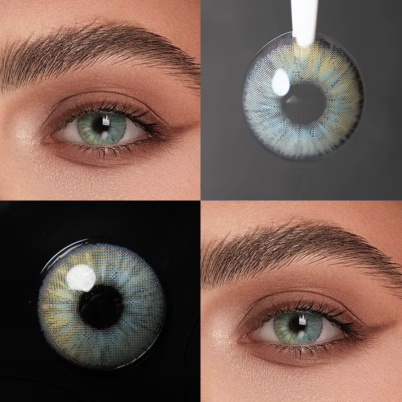 Visuashow Tageslinsen farbig, Gray Blue - Bild 2