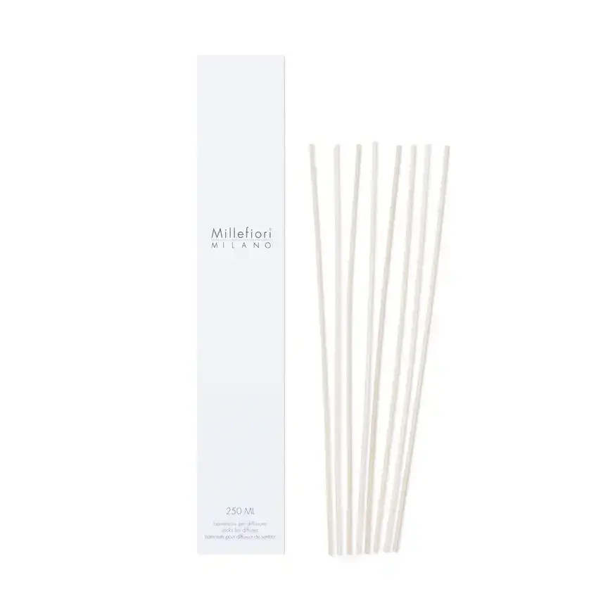 Millefiori Reed Diffuser Duftstäbchen Natur Set mit 7 Stäbchen à 30 cm - Bild 1