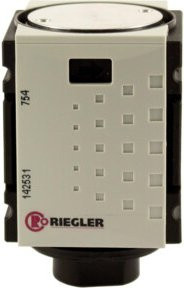 Riegler Rückschlagventil FUTURA-mini in Weiß mit BG 0 und G 1/4 - Bild 1