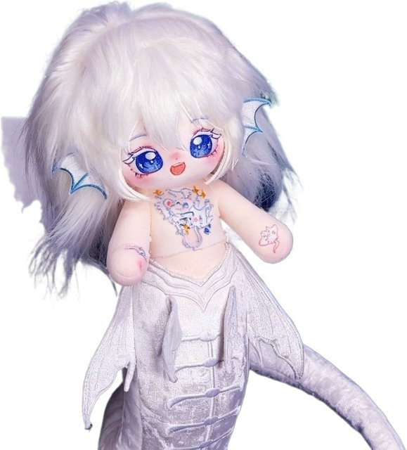 LISM Paseidon Bai Aixing Anime-Puppe, Plüsch / Textil, 20cm - Bild 1