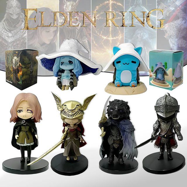 Bandai Gaming Q Version Elden Ring Actionfigur Ranni Cat Melina Malenia Multicolor aus PVC - Bild 1