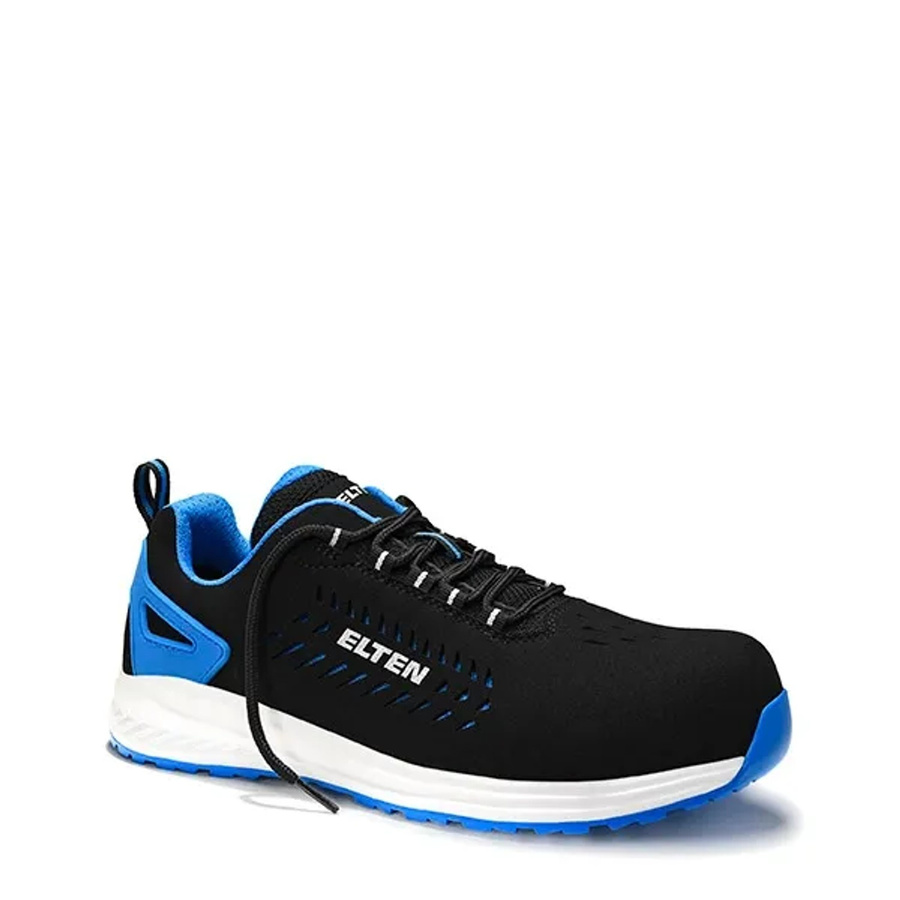 Elten Sicherheitshalbschuh Sharki Blue Low ESD S1 in Blau und Schwarz, Größe 44 - Bild 2