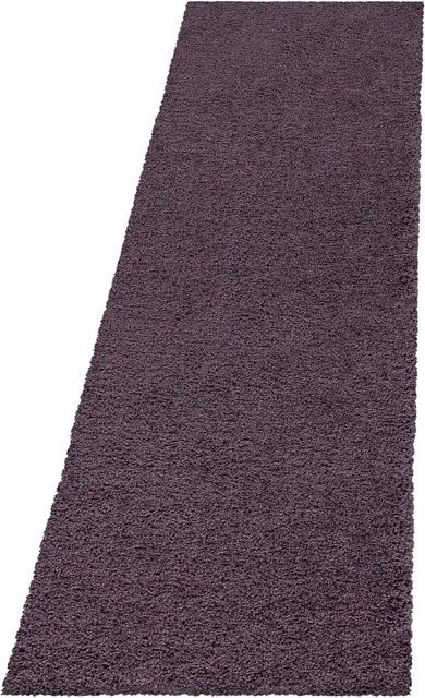 Ayyildiz Hochflorteppich Sydney modern in Violett, Breite: 80 cm, Länge: 250 cm - Bild 1