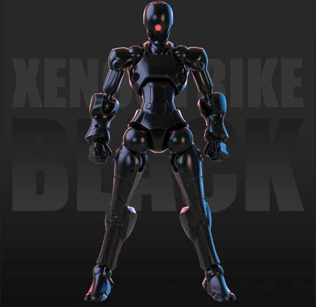 SHEIK MAINLAND 3MIN PROJECT A Sci-Fi Actionfigur Assault Alien Modellbausatz in Transparent Clear, Höhe: 9,5 cm - Bild 1