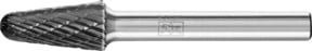 PFERD TOOLS Hartmetall Hochleistungsfrässtift Rundkegel KEL Farbe: Silber, Durchmesser: 10 mm, Länge: 20 mm, Schaft-Durchmesser: 6 mm, Z3P HICOAT universal - Bild 1