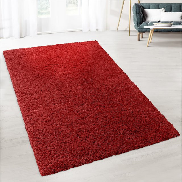 floordirekt Shaggy-Teppich Prestige Rot - Bild 1