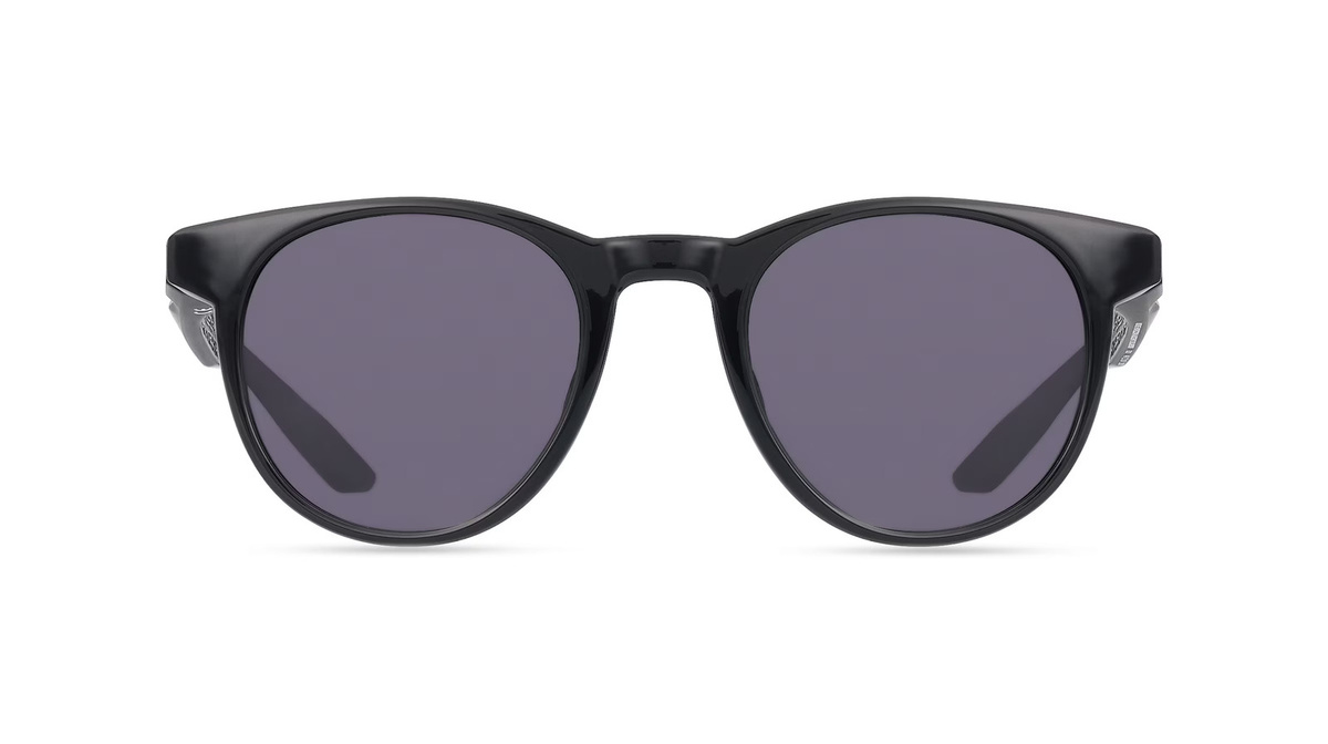 Nike HORIZON ASCENT S DJ9936 Sonnenbrille, Panto, Vollrand, Kunststoff, schwarz, grau, Unisex - Bild 1