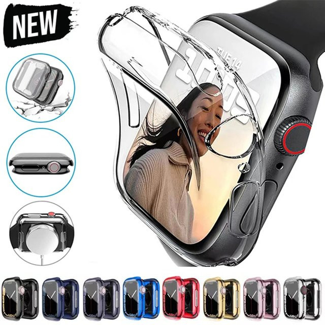 HUBANDE Displayschutzfolie für Apple Watch, Silikon, Schwarz, Unisex - Bild 1