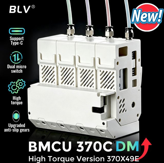 BLV BMCU 370C DM 370C Dual Micro Switch Version Automatischer Filament-Einlass mit hohem Drehmoment und Typ-C für A1 Mini - Bild 1