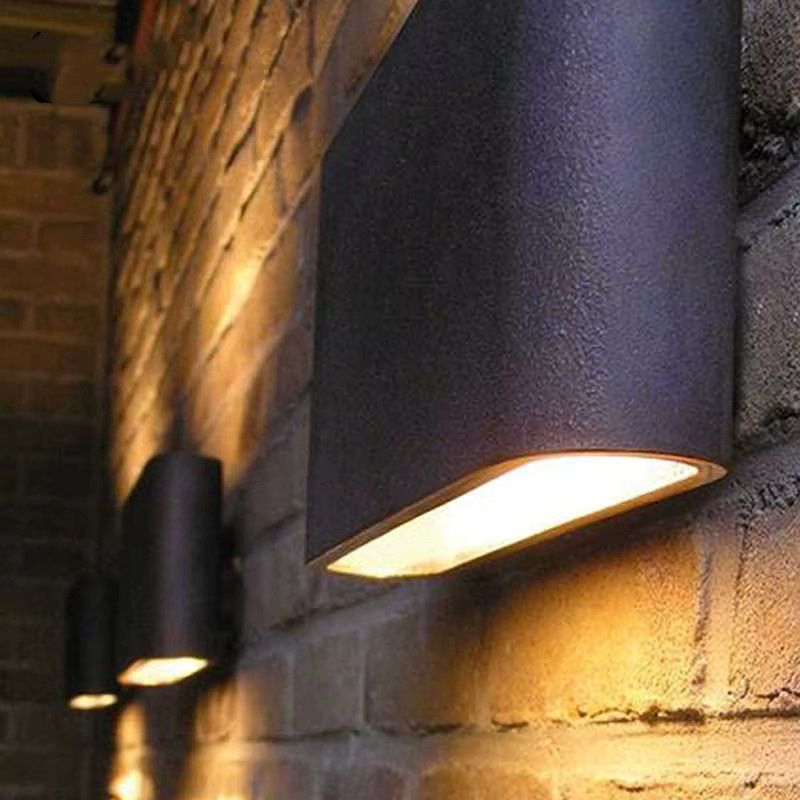 TRAZOS LED Außenwandleuchte Modern Up-Down Wandlampe für Garten Balkon und Schlafzimmer in Weiß oder Schwarz mit Warmweißem Licht - Bild 4