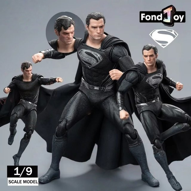 FondJoy Superman 2.0, DC Zack Snyder's Justice League, Actionfigur, Schwarz, 1/9 Modellpuppe - Bild 1