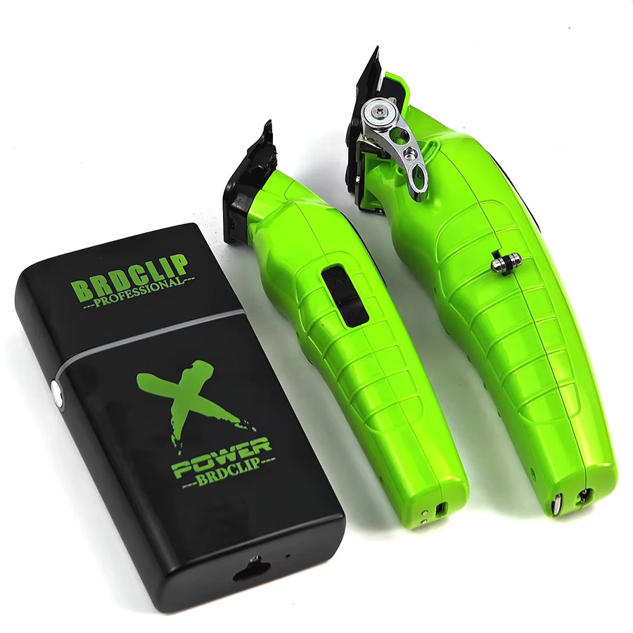 BRDCLIP Haarschneidemaschine Kit Herren, Green - Bild 5