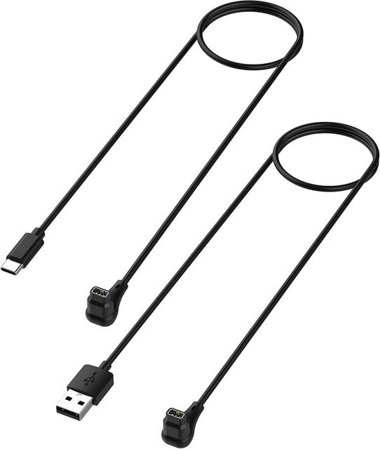 COROS USB-A Ladekabel für Smartwatch Pace 4, Pace Pro, Nomad und Apex 4 in Schwarz - Bild 1