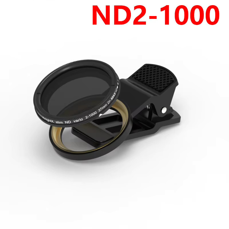 KnightX Variabler ND-Filter Neutraldichtefilter für Kamera und Smartphones, mobiles Objektivset, Schwarz - Bild 5