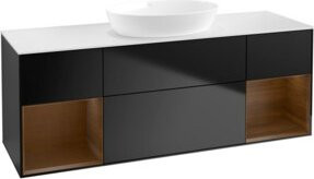 V&B Waschtischunterschrank Finion Wandbeleuchtung in Weiß lackiert Breite: 160 cm, Tiefe: 50,1 cm, Höhe: 50,1 cm - Bild 1