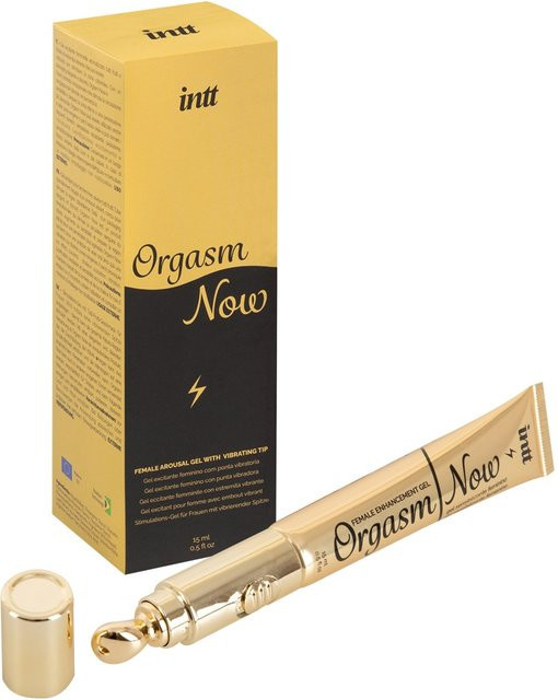 intt Stimulationsgel Orgasm Now mit Vibrator-Applikator - Bild 1