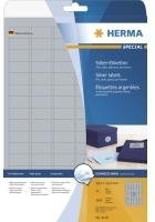 HERMA SuperPrint LaserCopy Selbstklebende Glanzfolie Silber A4 - Bild 1