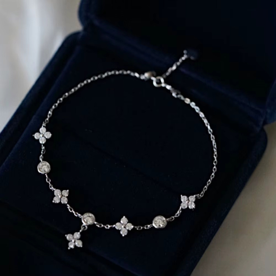 ANENJERY Armband, Zirkonia, Silber, Damen - Bild 3