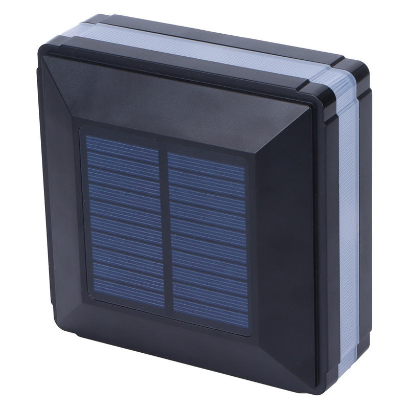 Solar LED Pfostenleuchte Schwarz mit Warmweißem Licht und Bewegungssensor IP65 Wasserdicht für Garten und Außenbereiche - Bild 8