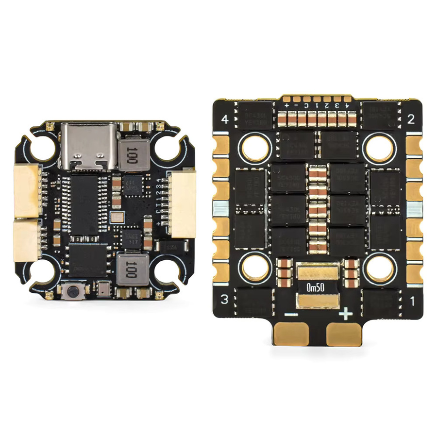 9IMOD F722 Mini Flight Stack mit 60A ESC und ICM42688 Gyro in Schwarz, B/T: 20 x 20 mm - Bild 3