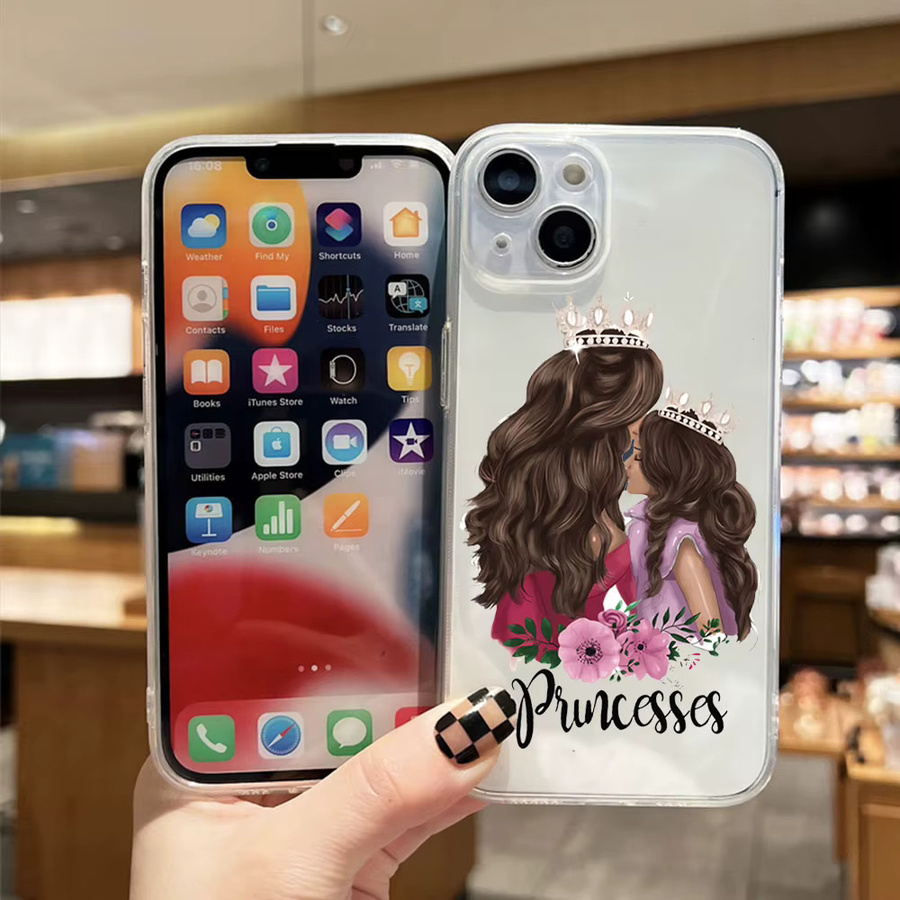 Handyhülle mit Super Mama Papa Design für iPhone 15 14 13 12 11 Pro Max Mini XR XS X SE 7 8 Plus - Bild 2