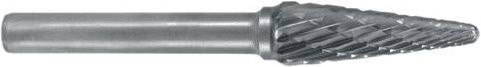 Exact 72474 Frässtift Hartmetall Kegel in Silber, Länge: 65 mm, Schaftdurchmesser: 6 mm - Bild 1