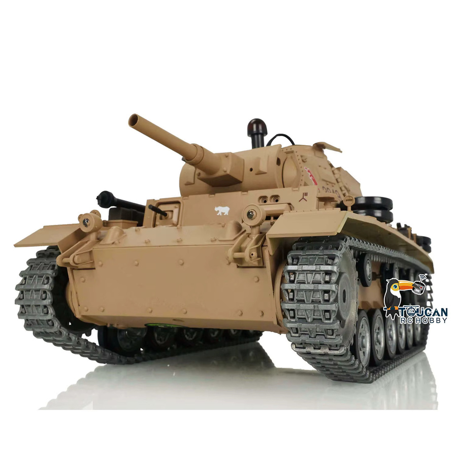 Heng Long Panzer III, ferngesteuertes Panzerfahrzeug-Modell, 1:16, Metallketten Räder - Bild 3