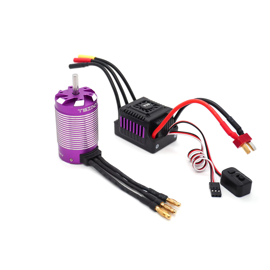 YSIDO Bür Bürstenloser sensorloser Motor 3660/3650 60A ESC Combo für RC Off-Road Racing Buggy Car - Bild 2
