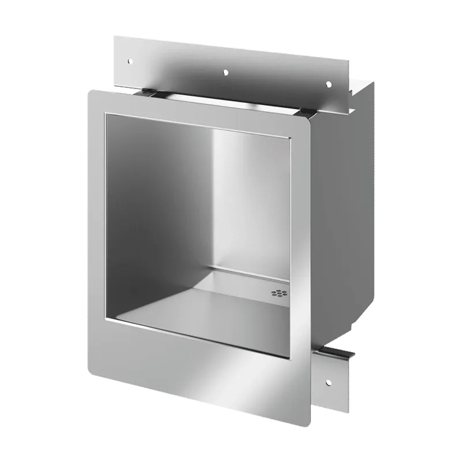 Delabie Einbau-Handwaschbecken COMMISSARIAT SD aus Edelstahl 1.4301, Farbe Silber, B: 40,0 cm, T: 29,0 cm, H: 12,5 cm - Bild 2