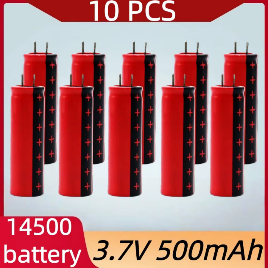 T&E Lithium-Eisenphosphat-Kondensator 14500 Akku, 3,2V, 500mAh, Rot - Bild 1