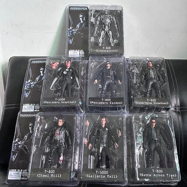 Bandai Terminator T-800 T-1000 Endoskelett, Actionfigur, Kunststoff - Bild 1